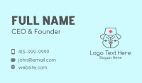 French Bulldog Veterinarian Business Card Preview