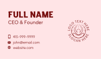 Yoga Wellness Spa  Business Card Image Preview