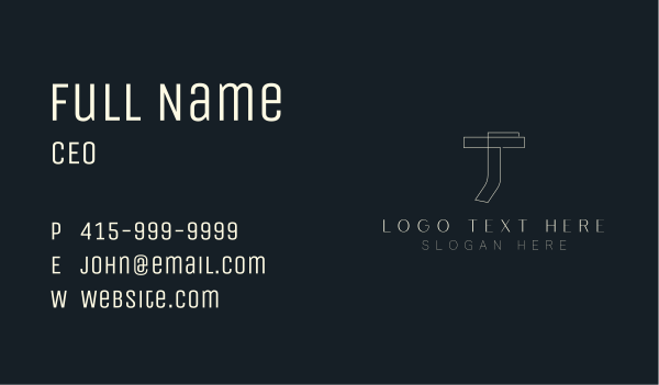 Tailoring Fashion Boutique Business Card Design Image Preview