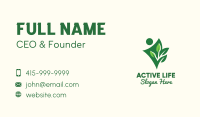 Environmental Activist Planting Business Card Image Preview