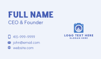 Blue City Camera Business Card Design