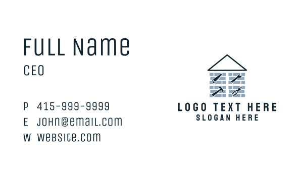 Home Builder Tools Business Card Design Image Preview