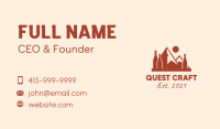 Outdoor Mountain Winery  Business Card Image Preview