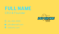 Pop Art Comics Wordmark Business Card Image Preview