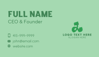 Green Letter L Business Card Preview