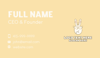 Bunny Rabbit Cracked Egg Business Card Image Preview