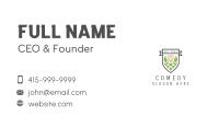 Organic Malt Emblem  Business Card Image Preview
