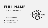 Repair Tools Badge Business Card Image Preview