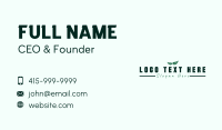 Herbal Leaf Wordmark Business Card Image Preview