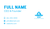 Clean Bubbles Letter Business Card Image Preview