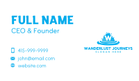 Clean Bubbles Letter Business Card Image Preview