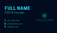 Atom Circuit Tech Business Card Image Preview