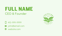 Eco Vegan Garden Business Card Preview