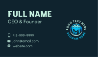 Janitorial Cleaning Bucket Business Card Image Preview