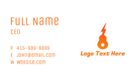 Electric Guitar Business Card Image Preview