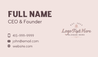 Luxury Elegant Floral Business  Business Card Preview