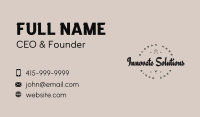 Hipster Winery Wordmark Business Card Image Preview