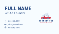 Automotive Car Wash Bubbles Business Card Image Preview