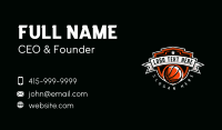 Basketball Hoops Sports Business Card Design