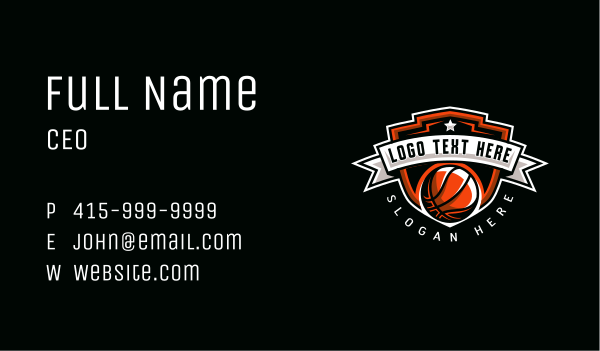 Basketball Hoops Sports Business Card Design Image Preview