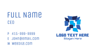 Tech Startup Window Media  Business Card Image Preview