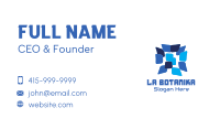 Tech Startup Window Media  Business Card Image Preview