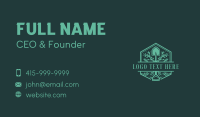 Plant Shovel Gardening Business Card Design