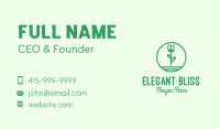 Herbal Organic Restaurant Business Card Image Preview