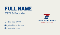 Eagle America Letter E Business Card Design