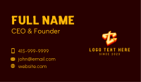 Streetwear Graffiti Letter T Business Card Image Preview