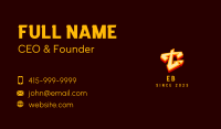 Streetwear Graffiti Letter T Business Card Image Preview