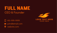 Mythical Fire Bird Business Card Image Preview