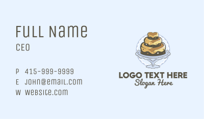 Tiered Cake Business Card Image Preview