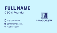 Blue Wave Business Business Card Image Preview