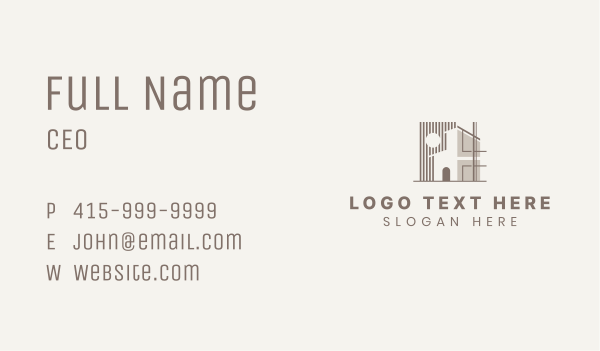 House Architect Contractor Business Card Design Image Preview