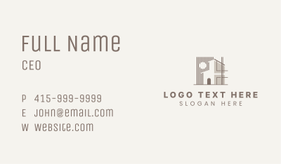 House Architect Contractor Business Card Image Preview