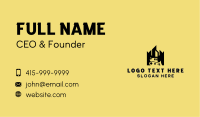 Construction Backhoe Machinery Business Card Image Preview
