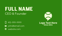 Tennis Ball Chat  Business Card Image Preview