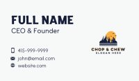 City Towers Building Sunrise Business Card Image Preview
