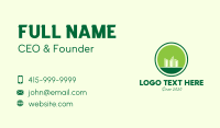 Green Eco Condominium Business Card Design