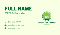 Green Eco Condominium Business Card Image Preview