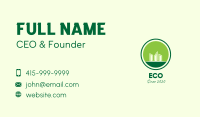 Green Eco Condominium Business Card Image Preview