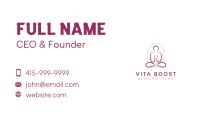 Ritual Yoga Wellness Business Card Design