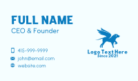 Blue Winged Dog  Business Card Image Preview