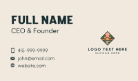 Summer Island Sunset Business Card Preview