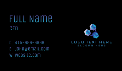 Digital Cube Network Business Card Image Preview