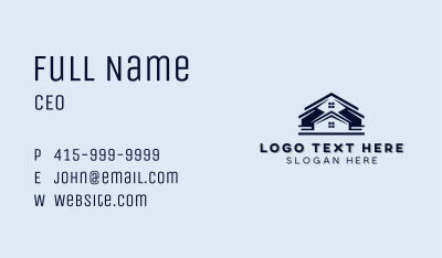 Residential Real Estate Housing Business Card Image Preview