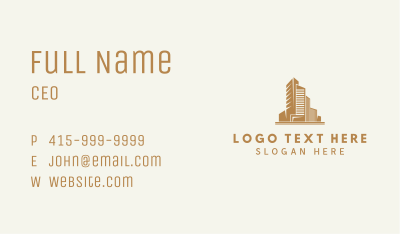 Building Apartment Property Business Card Image Preview