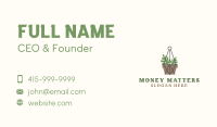 Macrame Plant Pot Business Card Image Preview