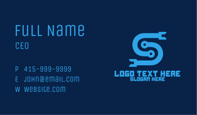 Software Programmer Cable Business Card